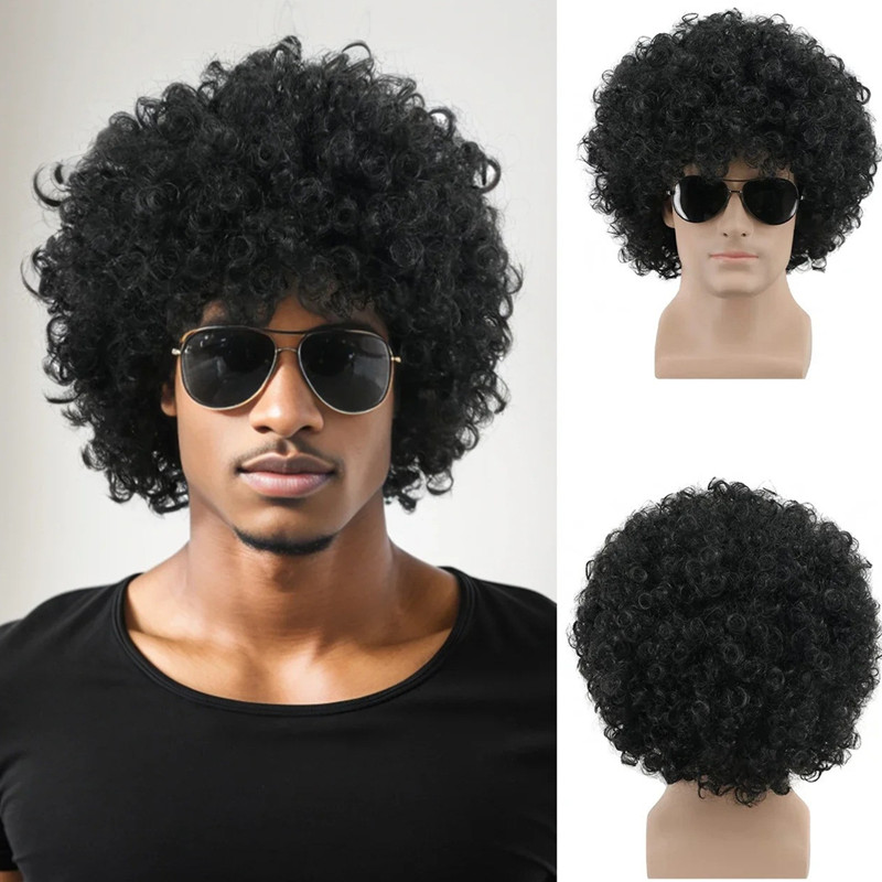 Men'S Accessories In The 80S - Унисекс парик с крупными кудрями в