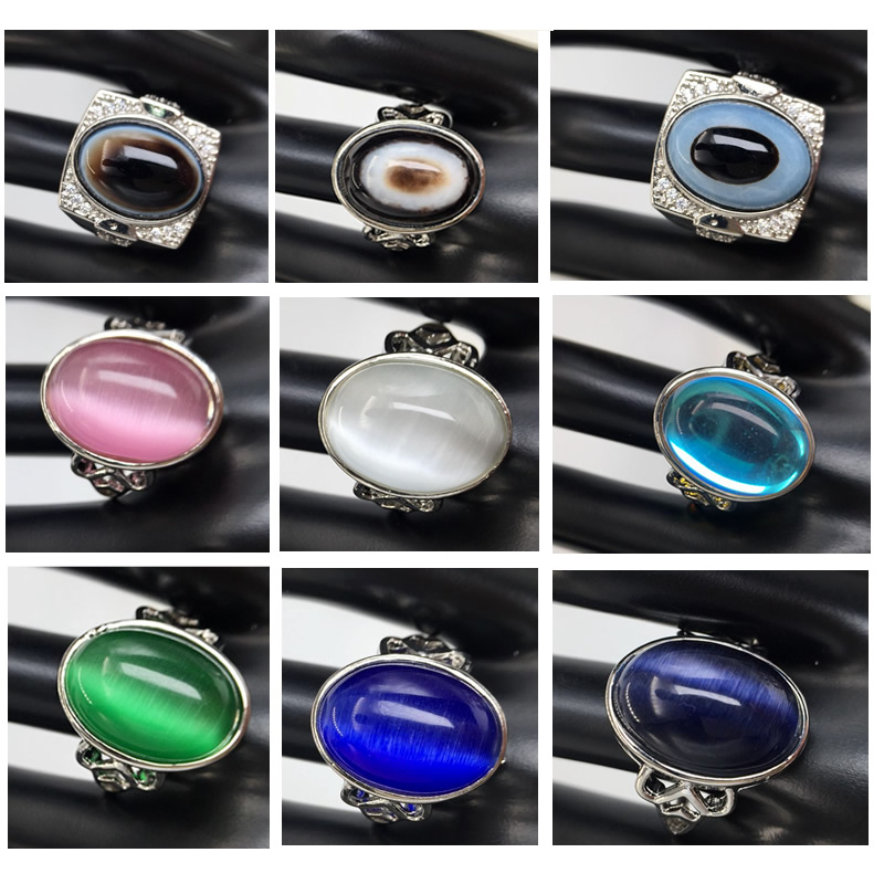 Men Accessories Evil Eye - Модное креативное кольцо «кошачий глаз» для