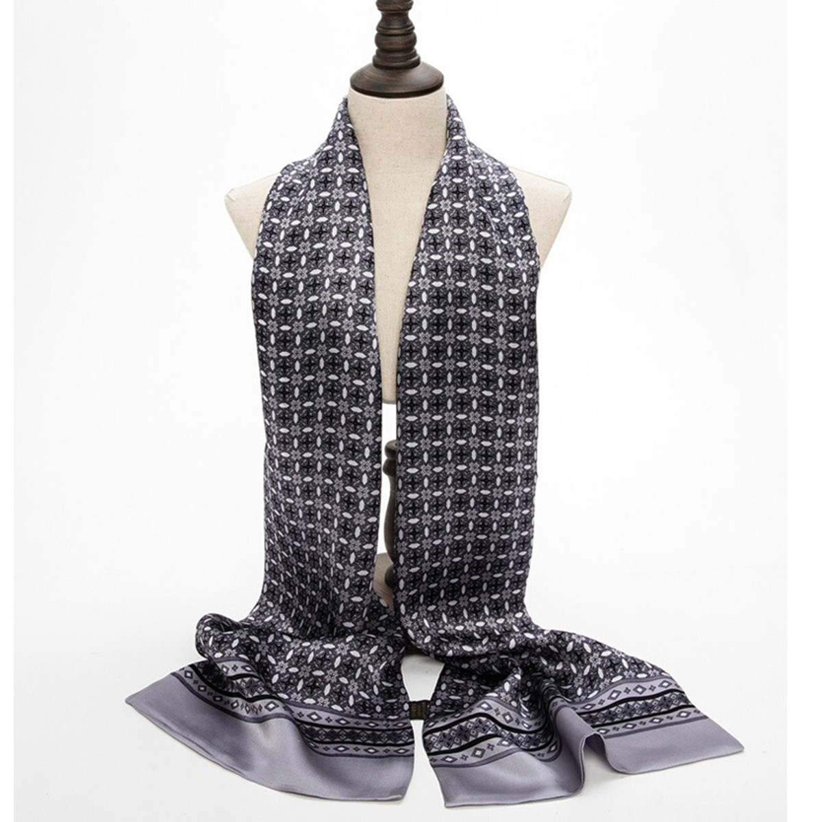 Men Accessories For Travel - Новинка 2026, шелковый шарф, многослойный шейный