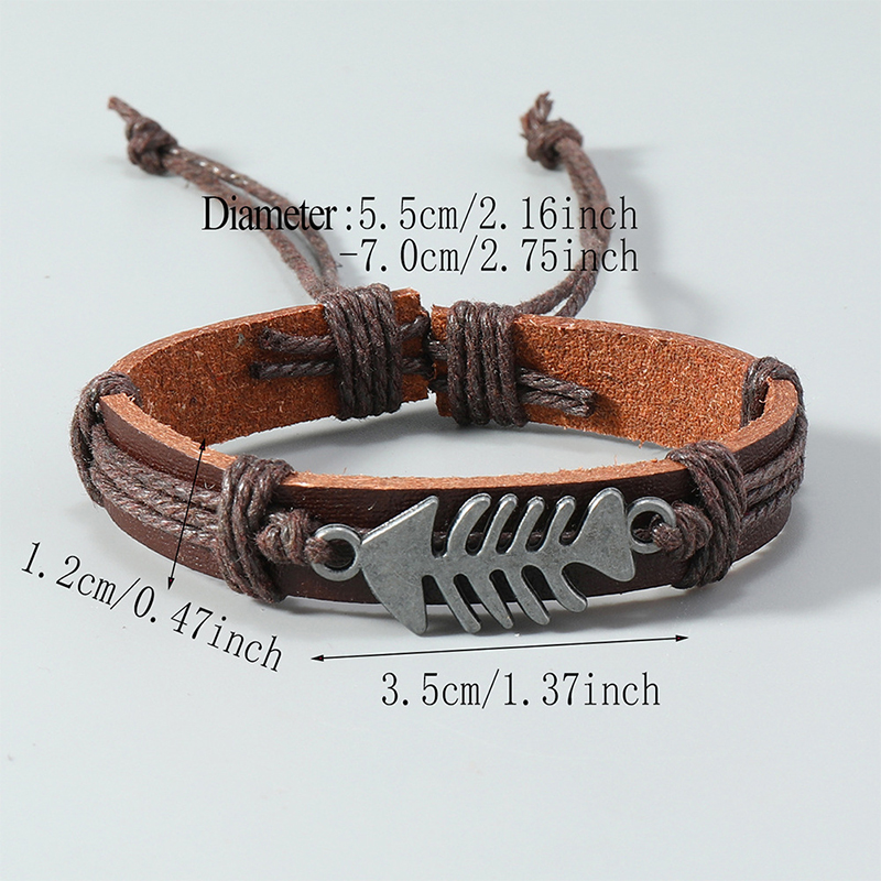 Модный плетеный кожаный брасле – обзор и цена Men Accessories Pk