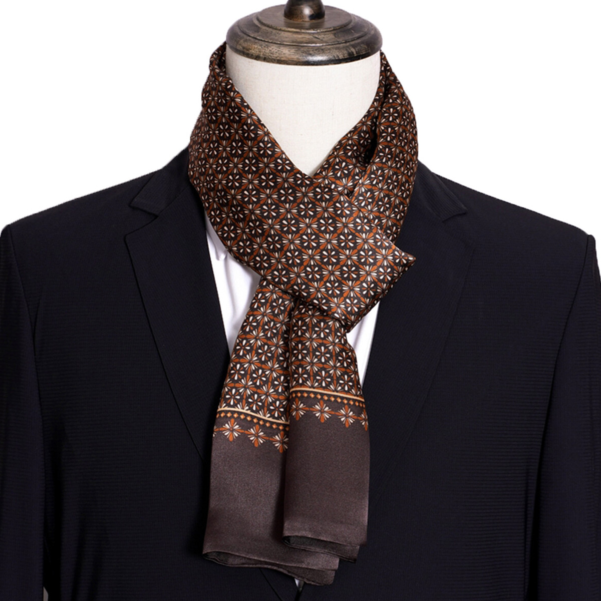 Новый мужской шелковый шарф в  – обзор и цена Men Accessories For Travel